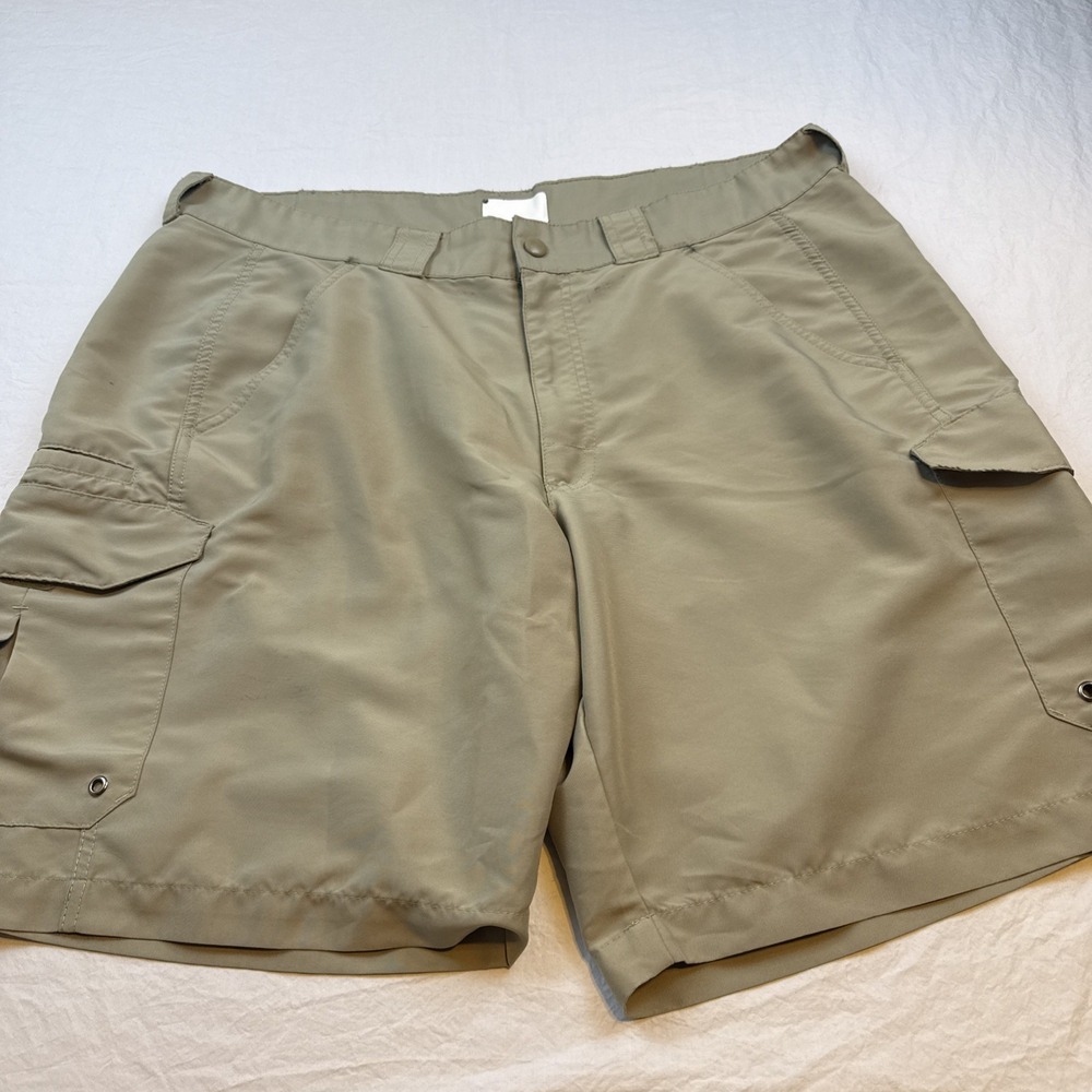 World Wide Sportsman Mens Shorts Fishing Cargo Tech Basspro Khaki‎ Outdoor 42